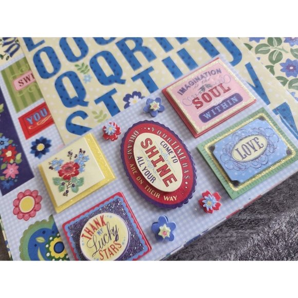 Marcella by K Scrapbook Kit Made Simple Floral 3D Stickers 102 Pieces NEW #51 - Picture 6 of 9